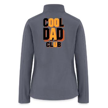 Cool Dad Club - Women’s Soft Shell Jacket - gray - Back