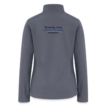 Maximum Therapeutic Concentration - Women’s Soft Shell Jacket - gray - Back