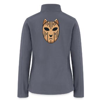 Mask wooden - Women’s Soft Shell Jacket - gray - Back