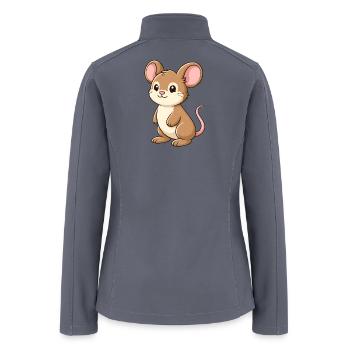 Mouse kawaii - Women’s Soft Shell Jacket - gray - Back