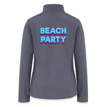 BEACH PARTY ☀️ - Women’s Soft Shell Jacket - gray - Back