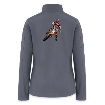 Motocross - Women’s Soft Shell Jacket - gray - Back