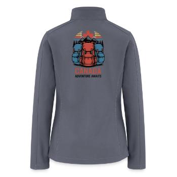 Canada Adventure Backpack Design - Women’s Soft Shell Jacket - gray - Back