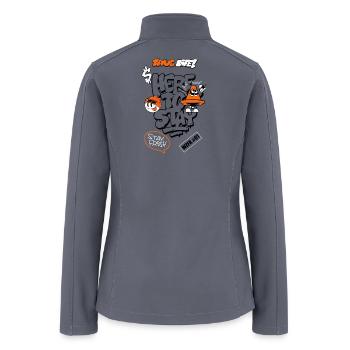 Graffiti Cone Stay Frosty Tee - Women’s Soft Shell Jacket - gray - Back