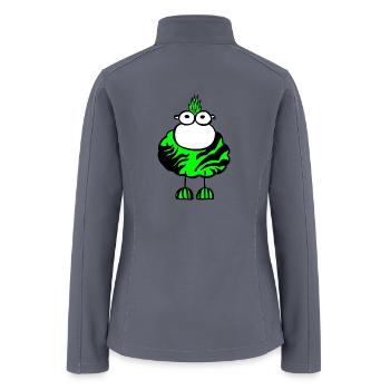 Punk sheep - Women’s Soft Shell Jacket - gray - Back