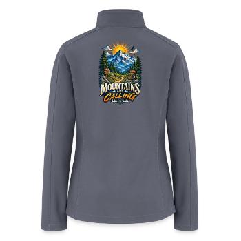 Mountains Are Calling Adventure Tee - Women’s Soft Shell Jacket - gray - Back