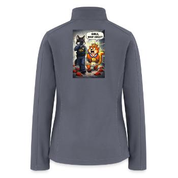 I'm Innocent - Women’s Soft Shell Jacket - gray - Back