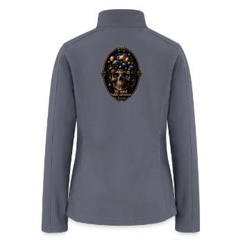 Bloom of Life - Skull Edition - Women’s Soft Shell Jacket - gray - Back