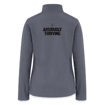Anxious Yum Glitter - Women’s Soft Shell Jacket - gray - Back