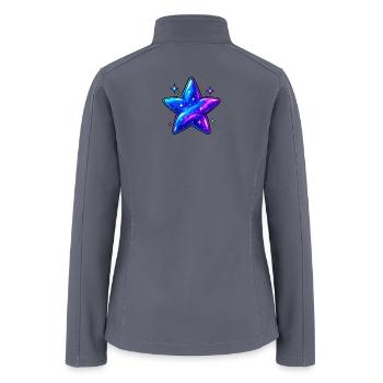 Cosmic Galaxy Star - Women’s Soft Shell Jacket - gray - Back