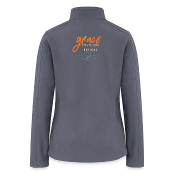 Grace Costs You Nothing - Women’s Soft Shell Jacket - gray - Back