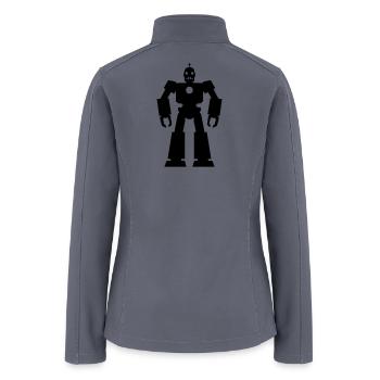Giant Robot City Destroyer - Women’s Soft Shell Jacket - gray - Back