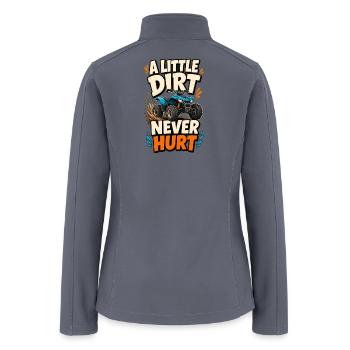Dirt Trail Warrior ATV - Women’s Soft Shell Jacket - gray - Back