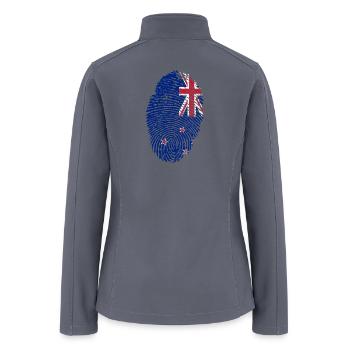 new zealand - Women’s Soft Shell Jacket - gray - Back