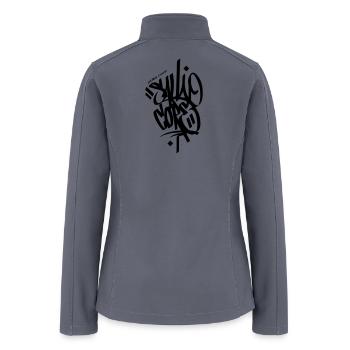 SOLID CORE - Women’s Soft Shell Jacket - gray - Back