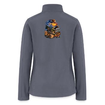 Feel Alive Summit Adventure - Women’s Soft Shell Jacket - gray - Back