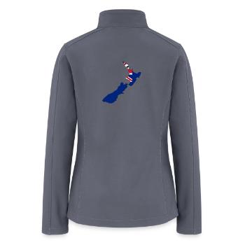 new zealand - Women’s Soft Shell Jacket - gray - Back