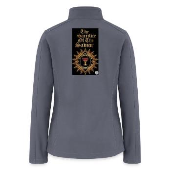 Sacrifice Of The Savior - Women’s Soft Shell Jacket - gray - Back
