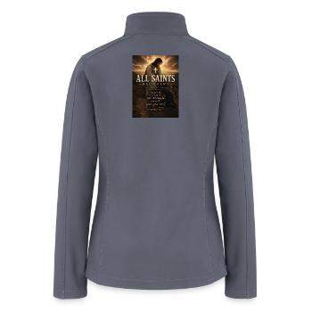 All Saints Recovery - Women’s Soft Shell Jacket - gray - Back