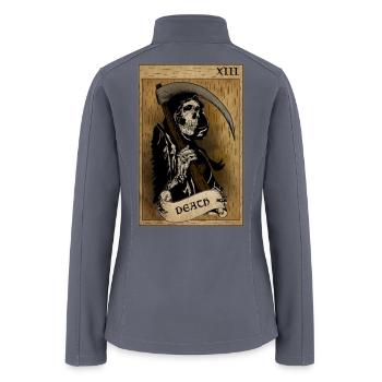Tarot Card - Women’s Soft Shell Jacket - gray - Back