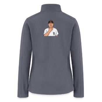 Thinking Creator Globe Tee - Women’s Soft Shell Jacket - gray - Back