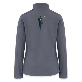 Energetic Core Silhouette - Women’s Soft Shell Jacket - gray - Back