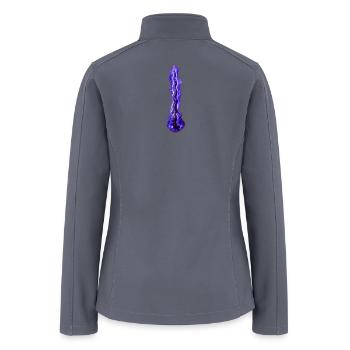 Violet Ember Dagger - Women’s Soft Shell Jacket - gray - Back