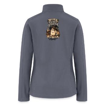 Sourdough Baking Witch Tee - Women’s Soft Shell Jacket - gray - Back