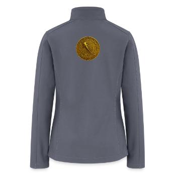 Saturday Night Bat Fight Coin - Women’s Soft Shell Jacket - gray - Back