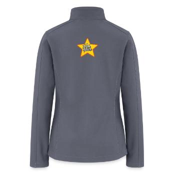 I am Star Yellow Emblem - Women’s Soft Shell Jacket - gray - Back