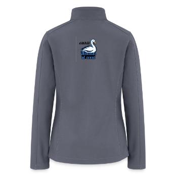 Duck Crest Animal of Creat - Women’s Soft Shell Jacket - gray - Back