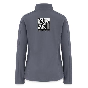 URBAN DEPTH. STREET SCRIPT - Women’s Soft Shell Jacket - gray - Back