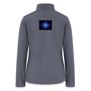 Neon Circuit Core - Women’s Soft Shell Jacket - gray - Back