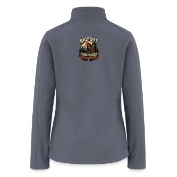Bigfoot Hide and Seek Champion - Women’s Soft Shell Jacket - gray - Back
