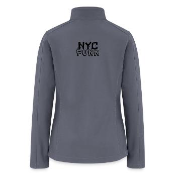 NYC FUNK - Women’s Soft Shell Jacket - gray - Back