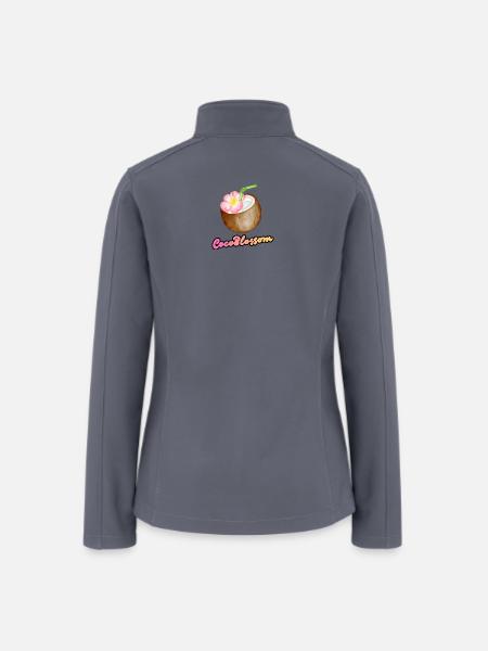 Coco Blossom - Women’s Soft Shell Jacket - gray