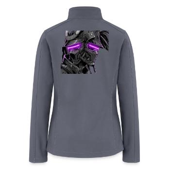 Neon Ironmask - Women’s Soft Shell Jacket - gray - Back