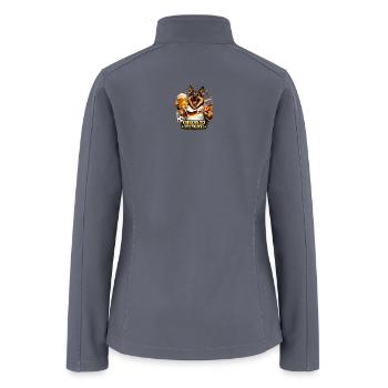 Germany Dog Cheer to Victory - Women’s Soft Shell Jacket - gray - Back