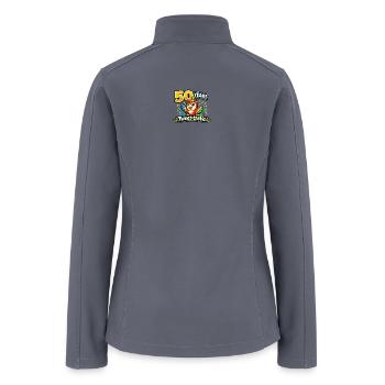Tweet-tastic 50th Anniversary Parrot - Women’s Soft Shell Jacket - gray - Back