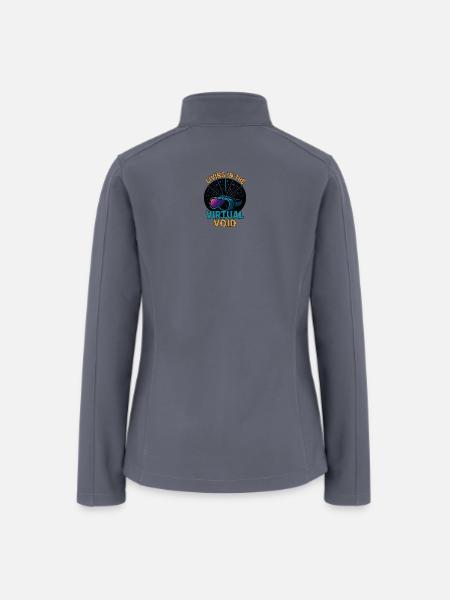 Living in the Virtual Void - Women’s Soft Shell Jacket - gray