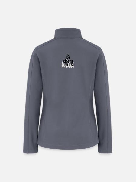 Let Them talk being freedom and don't care - Women’s Soft Shell Jacket - gray