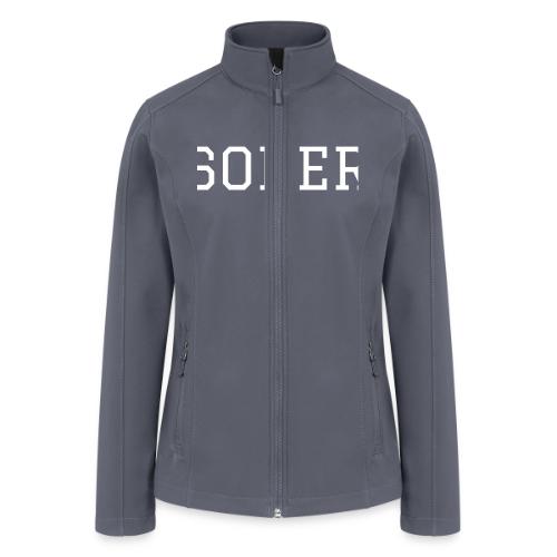 SOBER (WHITE) - Women’s Soft Shell Jacket