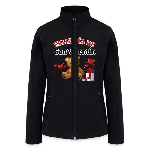 Valentine's Day Celebration Bears Love Hearts. - Women’s Soft Shell Jacket