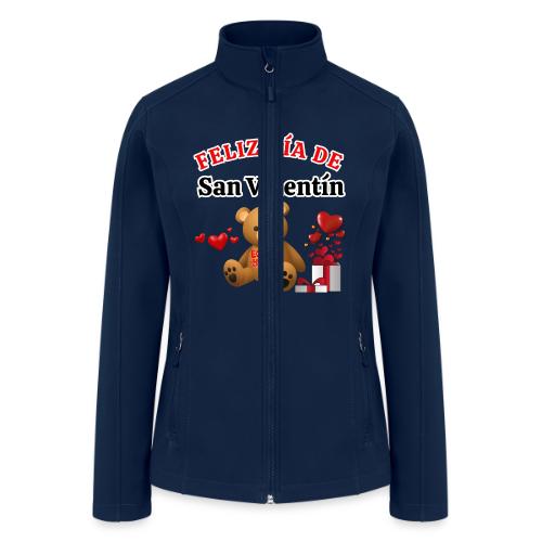 Valentine's Day Celebration Bears Love Hearts. - Women’s Soft Shell Jacket