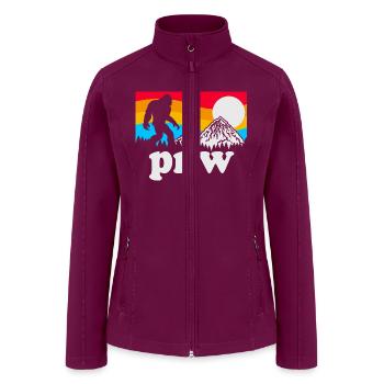 Bigfoot - Women’s Soft Shell Jacket - raspberry - Front