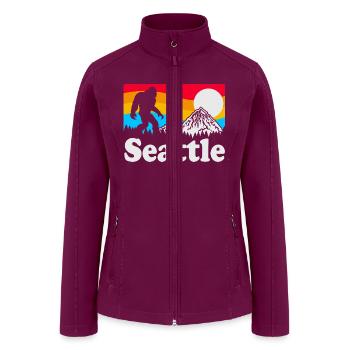 Bigfoot - Women’s Soft Shell Jacket - raspberry - Front