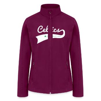 celtic's fan's logo - Women’s Soft Shell Jacket - raspberry - Front