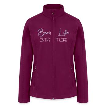 Coffee Coffee Drinker Milk Morning Grouch - Women’s Soft Shell Jacket - raspberry - Front