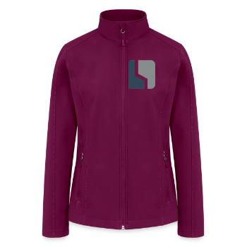 The Core Courier  - Women’s Soft Shell Jacket - raspberry - Front