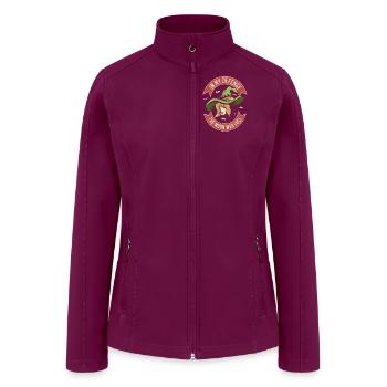 In My Defense, the Moon Was Full - Women’s Soft Shell Jacket - raspberry - Front
